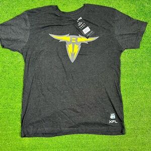 XFLDwayne "The Rock" Johnson Brahma Bull  logo shirt XL San Antonio Football